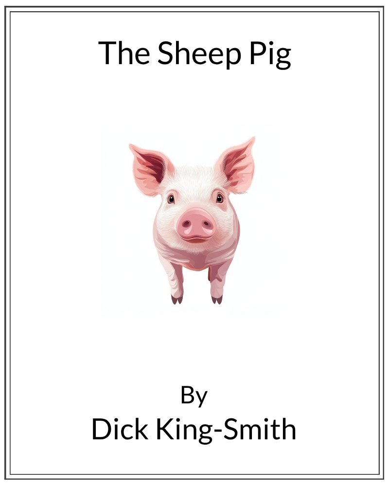 Cover image for Sheep Pig, The (only available on author's website)